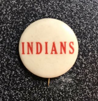 Vintage Cleveland Indians Pin/button,  50’s,  60’s,  70’s,  Chief Wahoo,  Rare,  Wow