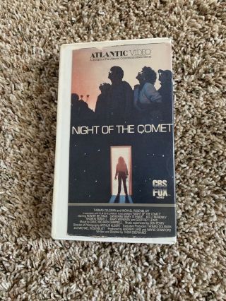 Night Of The Comet Vhs 1985 Release Rare Clamshell - Former Rental