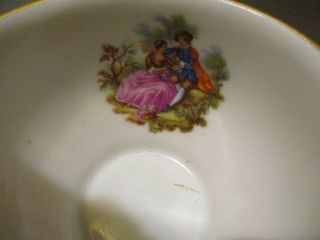 Bavarian Cup & Saucer sitting on bench in 2