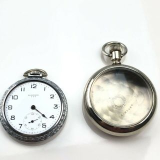 Antique Standard Pocket Watch And Fahys Ore Silver Pocket Watch Case