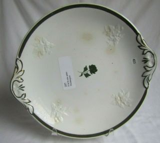 Powell Bishop Antique Ironstone China Tea Leaf Handle Plate Washington Luster