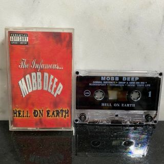 The Infamous Mobb Deep - Hell On Earth - Cassette Tape - Rare Vintage J4