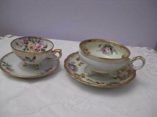 Tea Cups And Saucers - Napco & Shafford