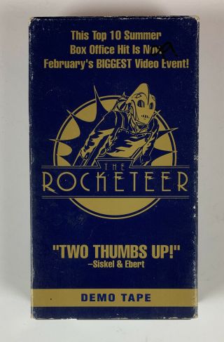 Rare 1991 Demo Tape The Rocketeer Vhs