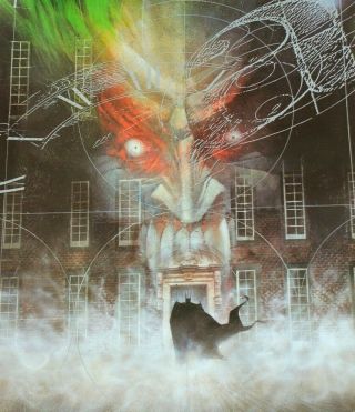 Rare BATMAN ARKHAM ASYLUM Poster,  1989 DC Comics,  22 