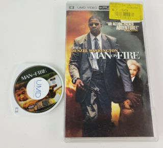 Man On Fire (umd,  2006) Denzel Psp Rare Movie