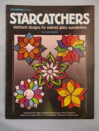 Rare Stained Glass Pattern Book Starcatchers Starburst Designs For Suncatchers