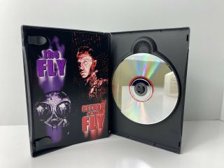 Fly,  The Return of the Fly (DVD,  2000,  Double Feature) RARE OOP B MOVIE HORROR 3