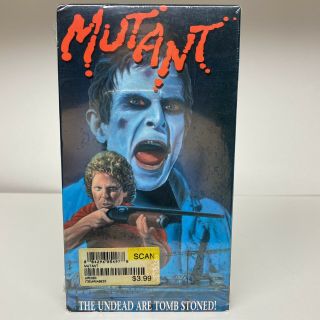 Mutant Rare Vhs Movie 1984 Horror - Cult Classic Zombie - Fast