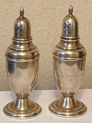 Courtship Sterling Salt & Pepper Set (1936 Hollowware) By International Silver