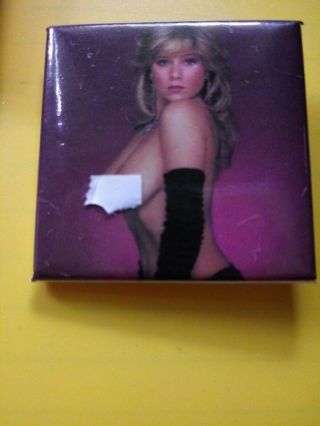 Samantha Fox Singer Model Nude Rare Pin Back Button Vintage 1980s X - Rated Nos
