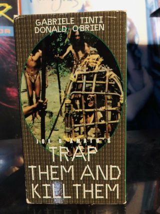 Trap Them And Kill Them Horror Vhs Gore D’amato Cult Cannibalism Rare