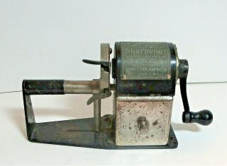 Antique Dandy Automatic Feed Pencil Sharpener 1900 - 1916 Chicago Usa