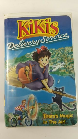 Kiki’s Delivery Service Vhs Halloween Kids Animated Video Rare Debbie Reynolds
