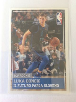 Luka Doncic 2018 - 19 Panini Sticker Ultra Rare Italian Exclusive Rookie Year F9