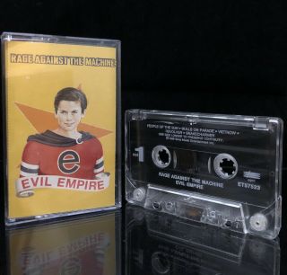 Rage Against The Machine - Evil Empire Cassette Rare Og Canadian Press 1996 Epic