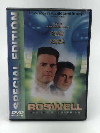 Roswell: The U.  F.  O.  Cover - Up (dvd,  2001) Kyle Maclachlan Martin Sheen Rare Oop