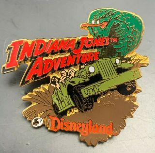 Disney Pin Dlr Disneyland 1998 Attraction Series Indiana Jones Adventure Rare