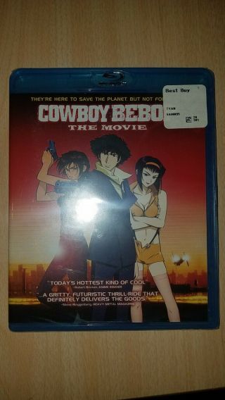 Cowboy Bebop: The Movie (blu - Ray Disc,  2011) Rare Oop Out Of Print