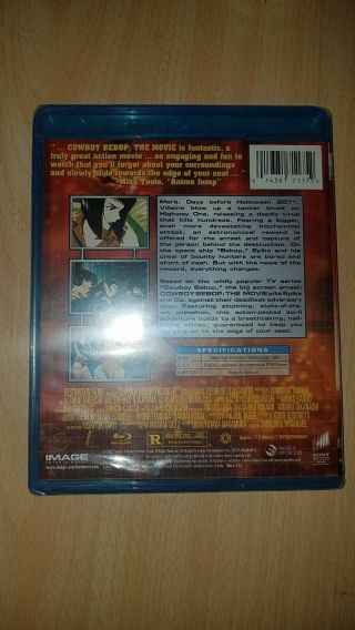 Cowboy Bebop: The Movie (Blu - ray Disc,  2011) RARE OOP Out of Print 2
