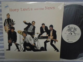 Rare Early Press Huey Lewis & The News 1st Lp Vinyl 1983 Trouble In Paradise Oop