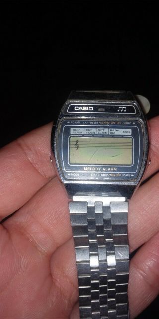 Vintage Rare Casio Melody Alarm 82 M - 1230 Digital Watch Made In Japan