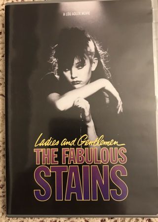 Ladies And Gentlemen,  The Fabulous Stains (dvd 2008) Very Rare 1982 Diane Lane