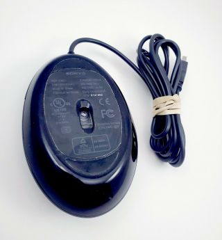 Sony Vaio Wired USB Optical Mouse VGP - UMS1 Black w/ Scroll Wheel - Rare 2