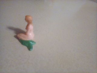 Vintage Miniature Plastic Mermaid Figure Nude 2