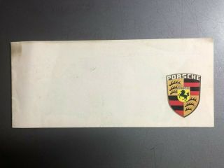 1967 / 1968 Porsche 911 911l 912 Showroom Advertising Brochure Rare Awesome Good