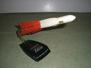 Very Rare Topping Models - Gar - 3a Falcon Hughes Missile Desk Model / Grt Cond