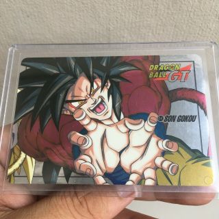 Dragon Ball Gt Vintage Carddass Son Gokou 04 1997 Rare