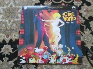 Rare Laserdisc Cool World A Cult Classic Feat Brad Pitt & Kim Basinger
