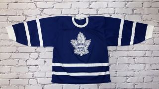 Vintage 90’s Nhl Toronto Maple Leafs Ccm Maska “tbtc” Jersey Mens Sz L Rare