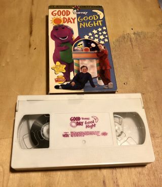 Barney - Good Day,  Good Night (VHS Tape,  1997) Rare 3