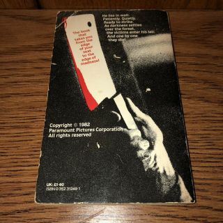 Friday The 13th Part 3 3D Rare Horror Paperback Movie Tie In 2