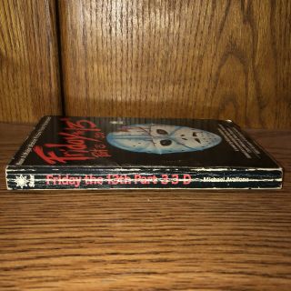 Friday The 13th Part 3 3D Rare Horror Paperback Movie Tie In 3