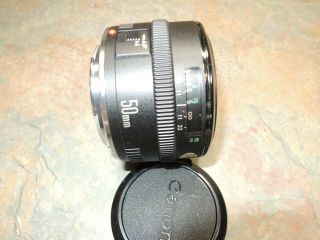 CANON EOS EF 50mm 1:1.  8 PRIME Lens RARE METAL Mount AF Mark 1 Mk I X - Sharp 3