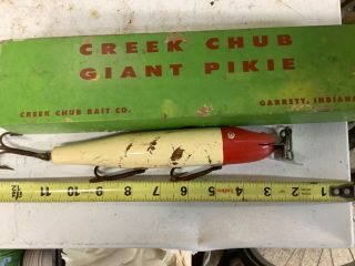 Creek Chub Giant Pikie Red/white