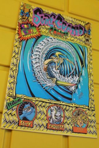 Surf Crazed Comics No.  1 Premier Jim Phillips Rick Griffin Vintage Comic Book
