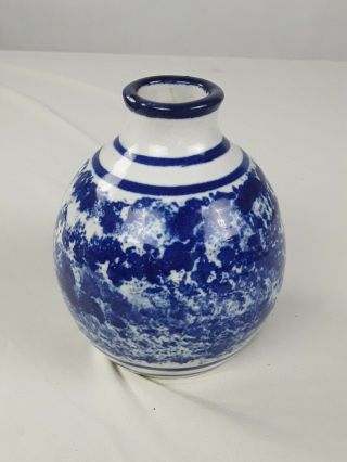 China Moon Blue Ceramic Vase B3 2