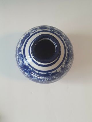 China Moon Blue Ceramic Vase B3 3