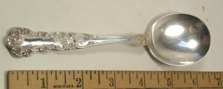 Antique 1900 Gorham Sterling Silver Buttercup Round Soup Spoon No Mono