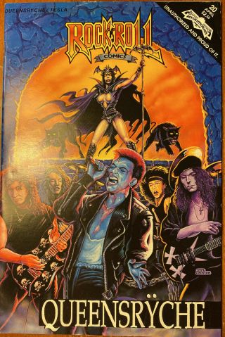 Queensryche - Rock - N - Roll Comic Book Rare