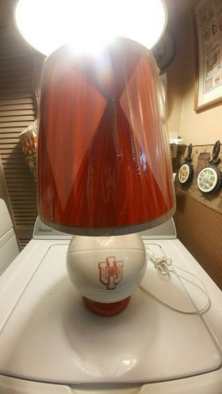 Rare Old Vintage Indiana University Hoosiers Basketball Electric Table Lamp Iu