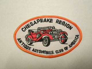 Vintage Chesapeake Region Antique Automobile Club Of America Patch