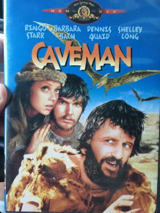 Caveman (1981) Widescreen,  Ringo Starr,  Dennis Quaid,  Rare & Oop,  Dvd,