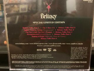 Rare DVD Britney Spears Limited Edition (with Card) - Brazil 2