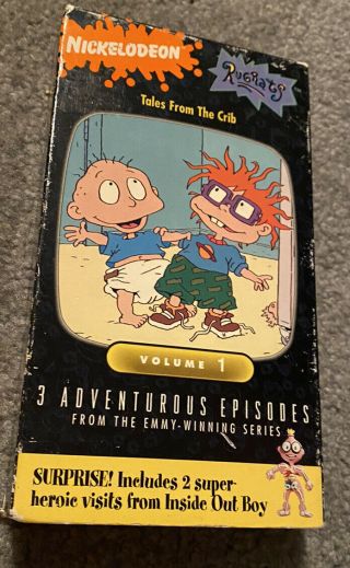 Rugrats - Tales From The Crib (rare Nickelodeon Sony Wonder Volume 1 Vhs,  1993)