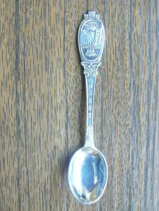 Vintage Norway Norwegian Fjord Valley Valldal Silverplate Souvenir Spoon
